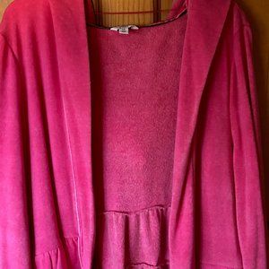 crown and ivy fleece Cardigan with hood
